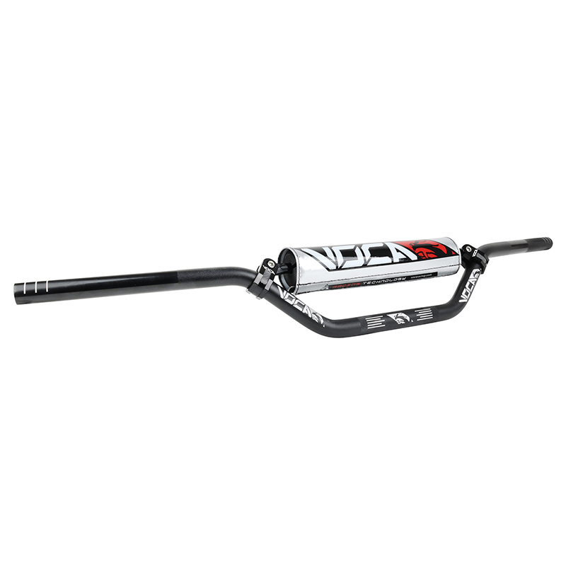 Guidon Voca Racing 50 A BOITE CROSS ALU T6 DIAM 22,2mm L805mm H94mm MOUSSE GRISE